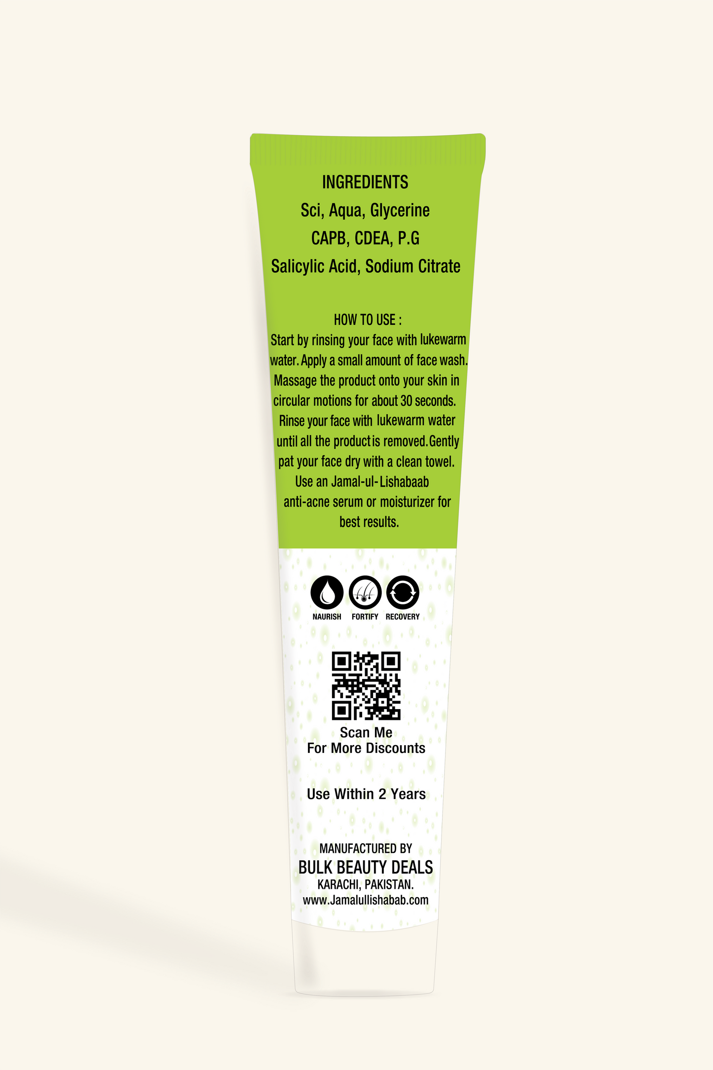 JAMAL-UL-LISHABAB ANTI ACNE FACE WASH